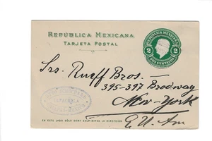 MEXICO 1912 Post Card sent from Tapachula to U.S. - Picture 1 of 2