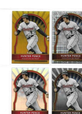 Hunter Pence 2011 TOPPS FINEST MLB REFRACTOR CARD #9 Astros SP/50 /99 /549 Base - Image 1 of 2