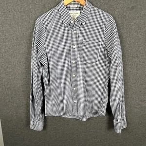 Abercrombie & Fitch Men's Muscle Long Sleeve Button up Shirt Size L - Picture 1 of 7