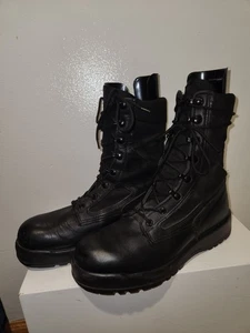 BELLEVILLE 390 TRP HOT WEATHER MILITARY BOOTS / BLACK Leather & Mesh *Top!! - Bild 1 von 11