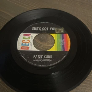 PATSY CLINE: she's got you / strange DECCA 7" Single 45 RPM - Picture 1 of 4