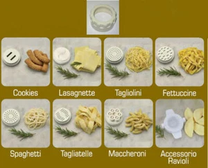 ARIETE Kit  8 Trafile Pasta + Ghiera per Robot da Cucina PASTAMATIC 1591 1950 - Foto 1 di 1