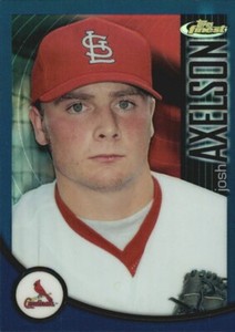 2001 Topps Finest Refractor 194/241 SP #133 Josh Axelson Rookie STL Cardinals