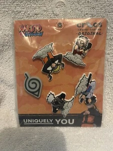 Crocs Uniquely You Jibbitz Charms Naruto Shippuden Pack of 5 New Sealed - Picture 1 of 2