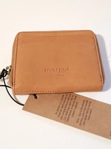 Cartera Margot New York Dana Pequeña Cremallera Alrededor Estuche para Tarjetas de Crédito... Coñac Nueva - Imagen 1 de 8