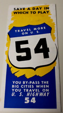 vintage Route 54 -6 States Map