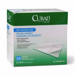 Curad Sterile Non-Adherent Pad 3x8 Pack of 50 - Picture 1 of 7