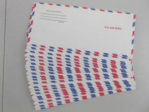 VIA AIR MAIL / Par Avion 19 Unused Envelopes Size 4.12 X 9.5 - Picture 1 of 3