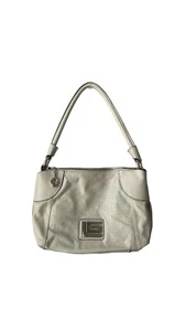 Vintage Guy Laroche Ecru Leather Slouchy  Handbag - Picture 1 of 15