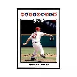 Matt Chico 2008 Topps #498 Baseball Cards Baseball Card NM - Picture 1 of 3