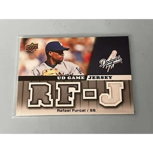 Camiseta deportiva Upper Deck UD Game 2009 Rafael Furcal #GJ-RF Dogers Braves Relic - Imagen 1 de 5