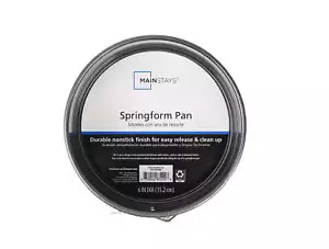 Round Nonstick Carbon Steel Springform Cake Pan, Gray - Picture 1 of 5