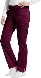 WHITE CROSS Allure Women's 351 Yoga Inspired Scrub Pant-Wine-SZ XS - Picture 1 of 3