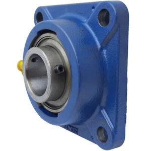 SKF F4B 108-RM Set Screw Locking 4-Bolt Square Flange Bearing Unit, ø1-1/2" - Picture 1 of 11