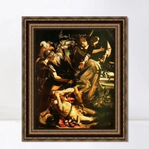 Framed Print Art The Conversion of St. Paul by Michelangelo Merisi da Caravaggio - Picture 1 of 16