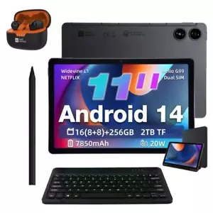 AGM Pad P2 Tablet 16GB+256GB 11'' Dual 4G LTE WIFI mit Schutzhülle mit Keyboard - Bild 1 von 8