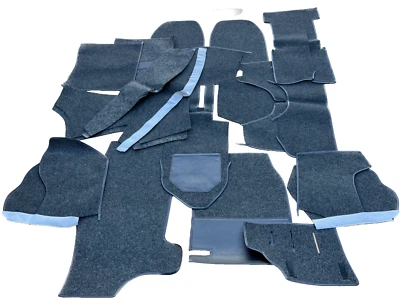 Porsche 911 930 74-85 Coupe Stock Replacement Charcoal Grey Felt Carpet Set  - Image 1 of 4