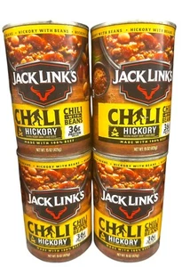 Jack Link's Hickory Flavored Chili with Beans 15 oz (4 Cans) - Picture 1 of 1
