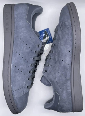 Adidas Originals Uomo Stan Smith Onix Scamosciato 2015 S75108 Taglia 11.5 Nuove senza scatola Rare DS - Immagine 1 di 4