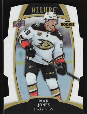 2019-20 Upper Deck Allure #72 Max Jones Die Cut White Rainbow Card  - Image 1 of 2