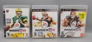Madden 09, 11 & 12 3 Spiele PS3 Komplett EA Sports Playstation 3 inv1 - Bild 1 von 2