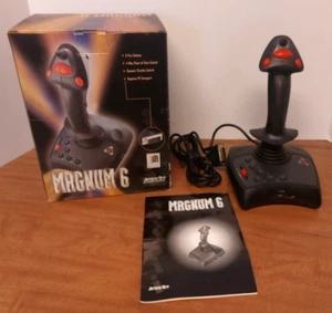 Interact Magnum 6 15 Pin Joystick Flight Control Controller PC GAMES - Picture 1 of 24