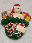 Vintage Calliope Design Santa Cat in Bag of Gifts s Christmas Ornament