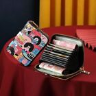 Anime Zipper Purse Pu Leather Card Holder Casual Printing Wallet  Outdoor