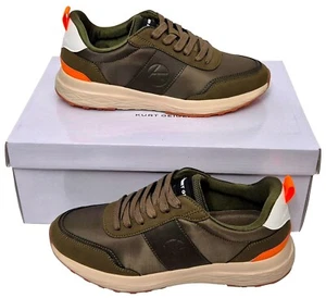 KURT GEIGER Londres Para Hombres Caqui Wilks Vestido Con Cordones Entrenador Tenis Precio de venta sugerido por el fabricante 69 GBP - Imagen 1 de 9