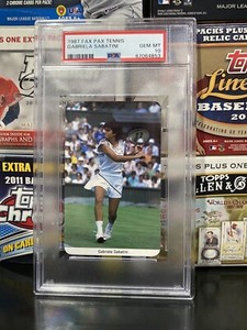 1987 Fax Pax Tennis Gabriela Sabatini PSA 10 Gem Mint (rookie )-HOF