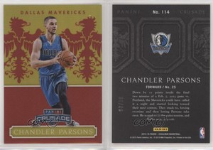 2014-15 Panini Excalibur Crusade Red /99 Chandler Parsons #114