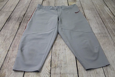 TEAM ISSUE Washington State Cougars WSU Nike Grey Baseball Uniform Pants size XL Cover
