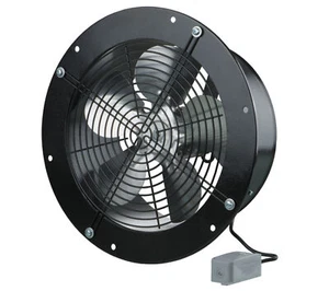 200 mm Wandventilator Leise Abluft Wand Einbau Lüfter Spritzwasser Schutz IP24 - Bild 1 von 1