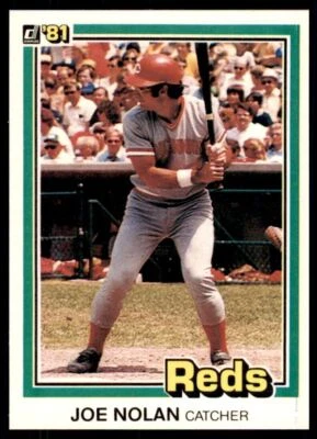 1981 DONRUSS JOE NOLAN . CINCINNATI REDS #302 - Image 1 of 2