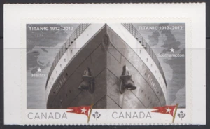 KANADA 2012 TITANIC BRIEFMARKEN GESTANZT AUS PACKUNG SC2537I POSTFRISCH - Bild 1 von 1