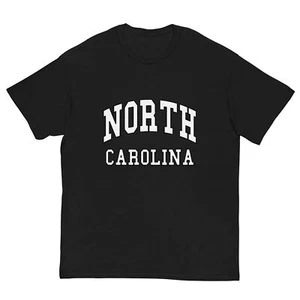 NORTH CAROLINA - Throwback Design - klassisches T-Shirt - Bild 1 von 15