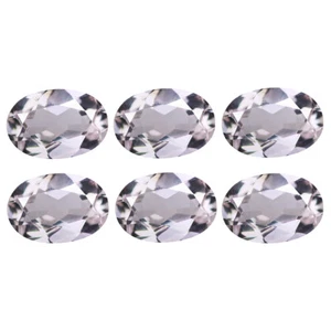 2.37Ct IF [6Pcs Lot] Attractive Oval Cut 6 x 4 mm 100% Natural Pink Morganite - Foto 1 di 5