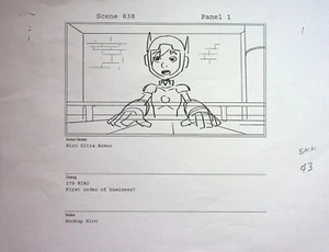 Big Hero 6 The Series 2017 Disney Production Series Storyboard Page Copy Disney - Bild 1 von 2