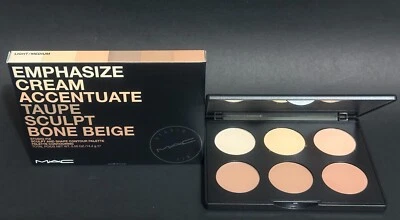Mac Studio Fix Sculpt Shape Contour Palette Face Compact LIGHT MEDIUM Emphasize - Image 1 of 4