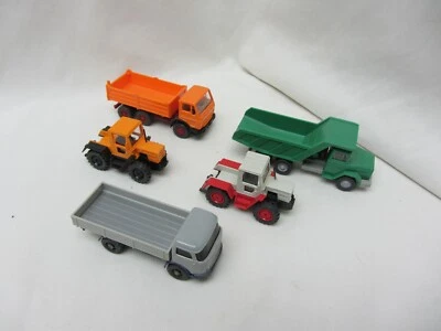 Wiking HO Scale Magirus Mercedes Dump Trucks & Farm Tractors U Pick - Image 1 of 3