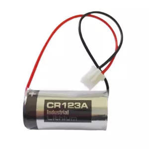 CR123A Battery 3V 1400mAh Non-rechargeable with White Plug - Bild 1 von 2