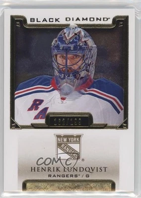 2015-16 Upper Deck Black Diamond /199 Henrik Lundqvist #BDB-HL HOF - Imagem 1 de 2