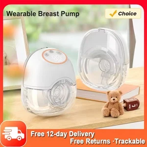 Wearable Breast Pump Portable Hands Free Electric Breast Pump 4 Modes 12 Level - Picture 1 of 15