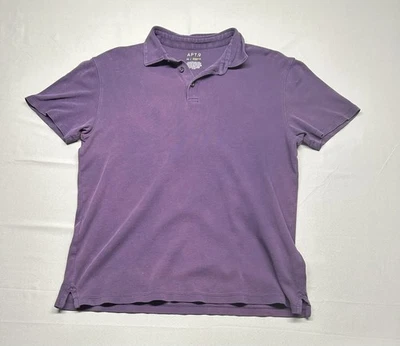 APT. 9 Purple Men's Short Sleeve Polo Shirt Size M - Image 1 of 4
