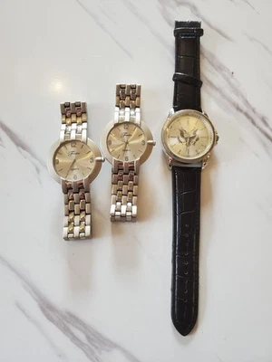 Lote de 3 relojes para hombre sin probar 2 Frondini 1 temático EE. UU. Foto 1 de 4