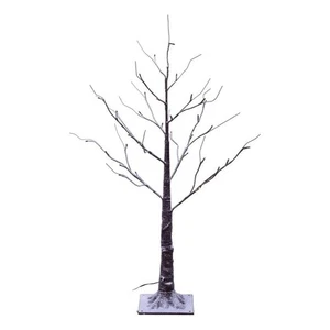 Vickerman 3' Brown Frosted Twig Tree. Warm White 3mm Wide Angle LED lights - Picture 1 of 1