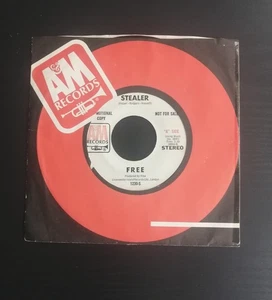 FREE PAUL RODGERS - STEALER A&M US Import White Label Promo Vinyl Single (VG-Ex) - Picture 1 of 2