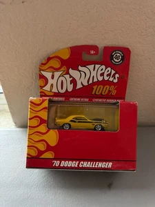 100 % Hot Wheels 40th Anniversary '70 Dodge Challenger Yellow P60 - Picture 1 of 1