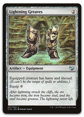 Lightning Greaves #257 (NM) Commander 2015 C15 Magic MTG - Image 1 of 2