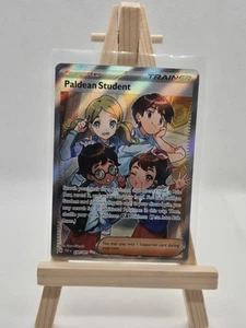 Paldean Student 230/091 Full Art Rare Pokémon | Paldean Fates Pokemon TCG - Foto 1 di 2